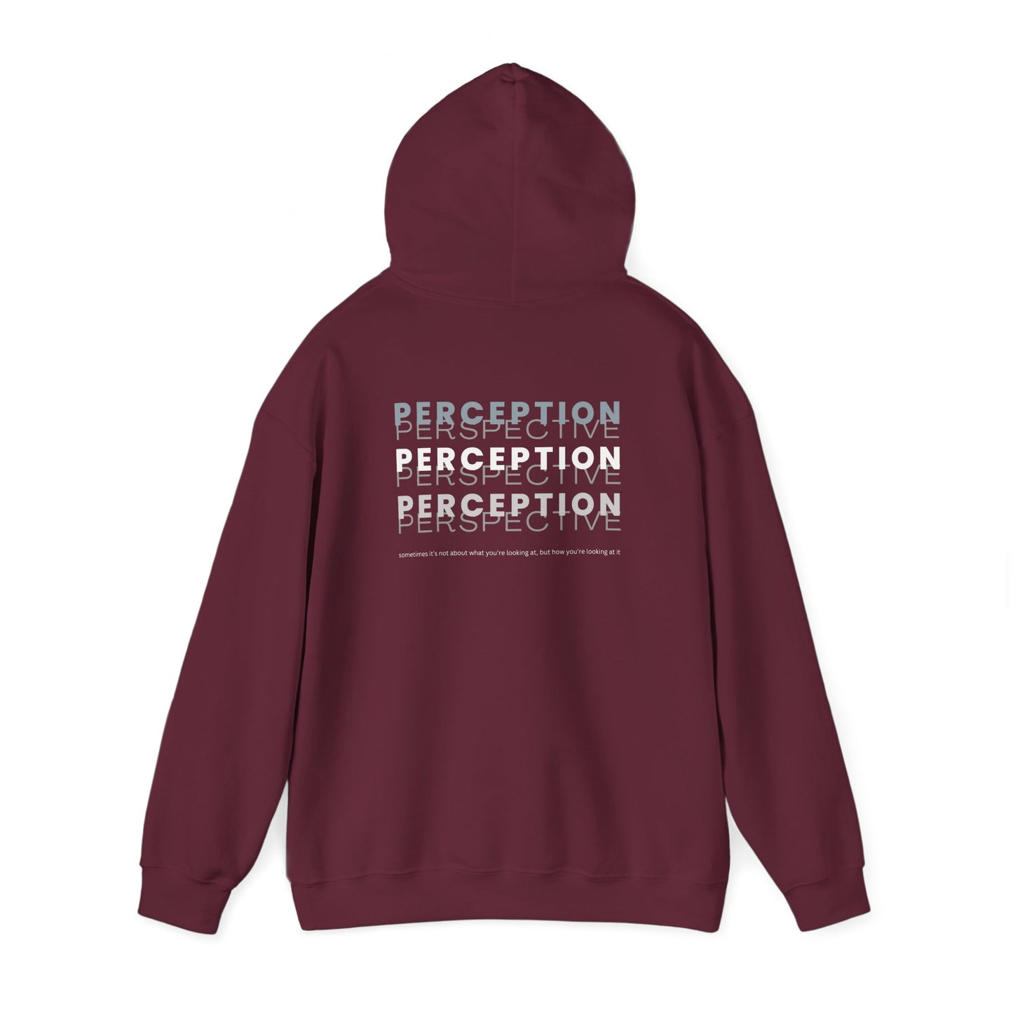 'Perception Perspective' Graphic Unisex Hoodie for Adults