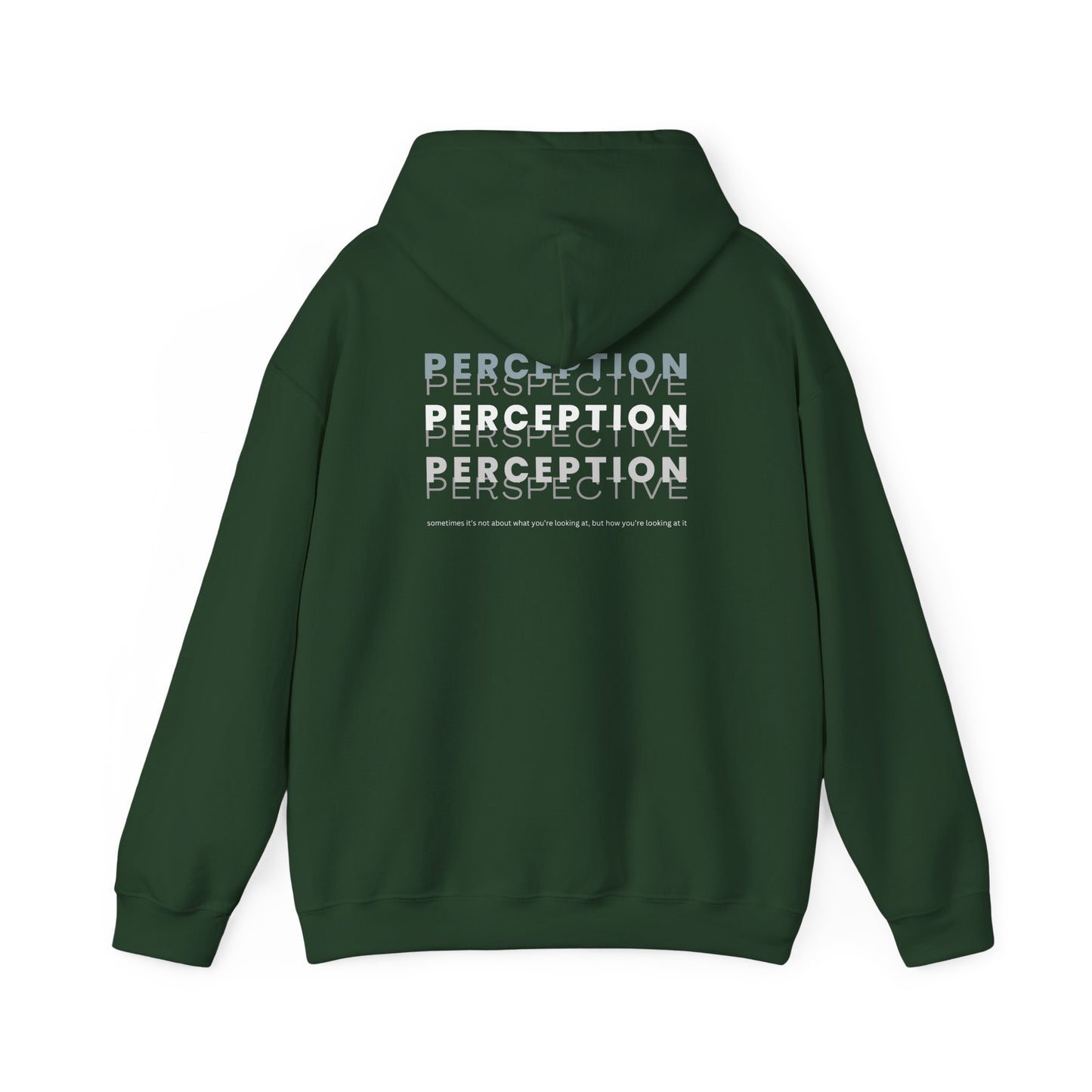 'Perception Perspective' Graphic Unisex Hoodie for Adults