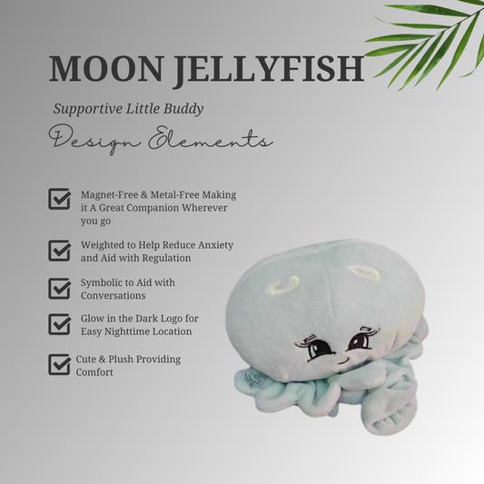 Supportive Little Buddy – Moon Jellyfish