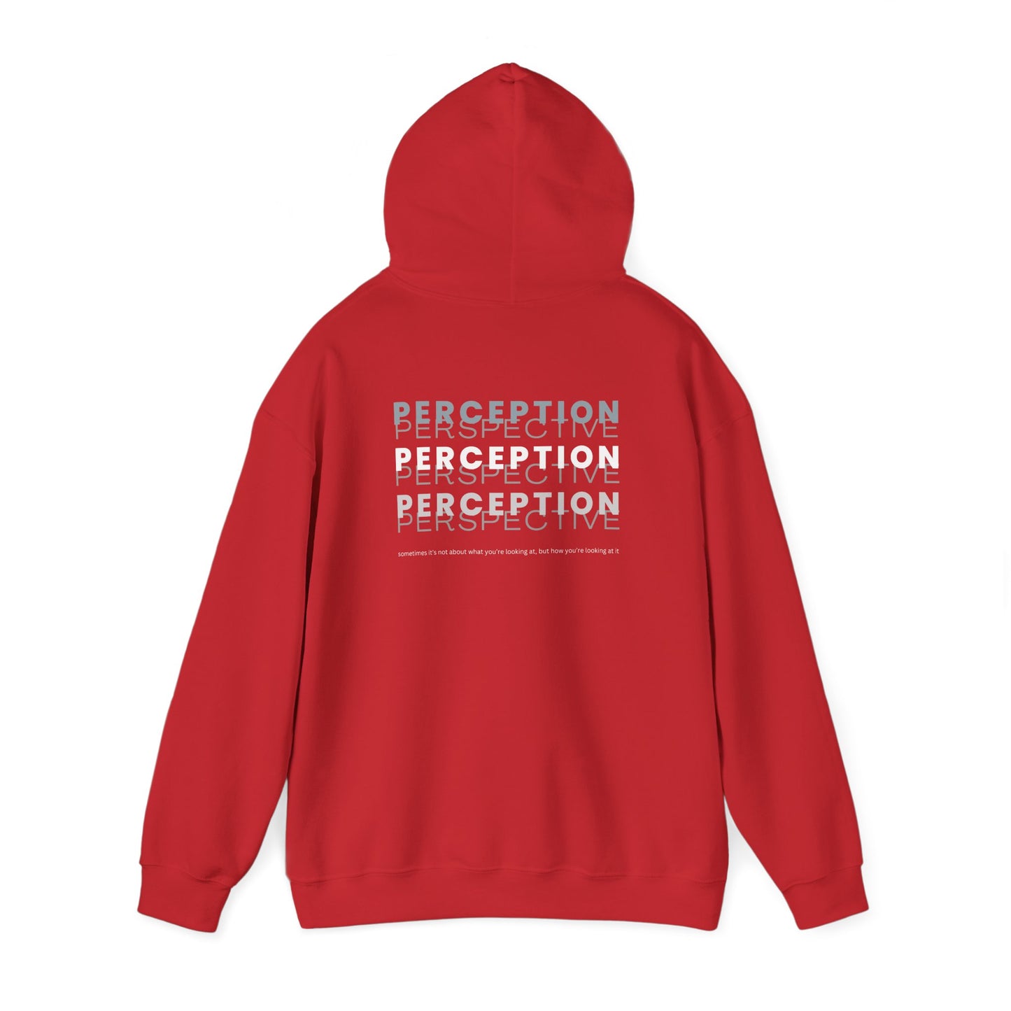 'Perception Perspective' Graphic Unisex Hoodie for Adults