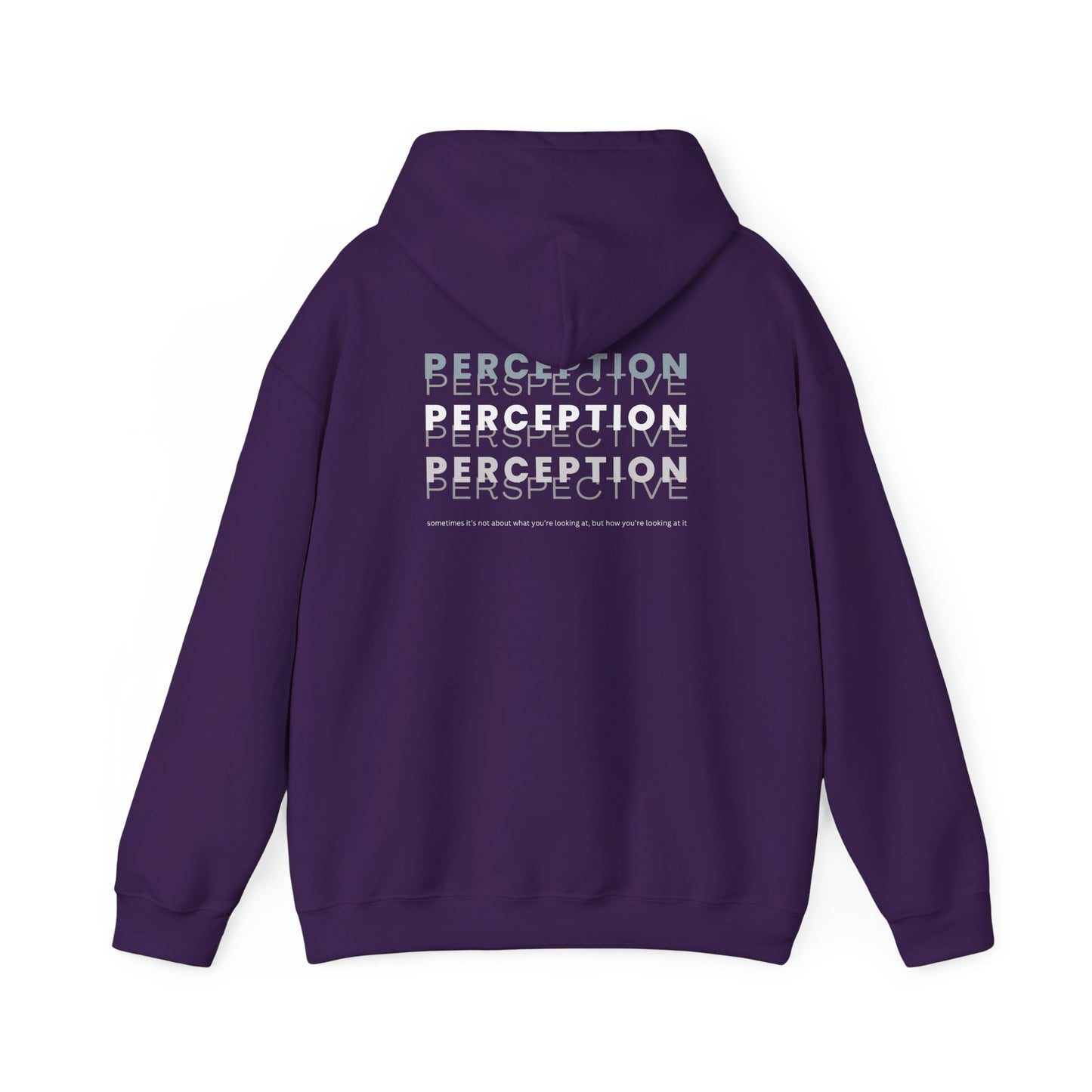 'Perception Perspective' Graphic Unisex Hoodie for Adults