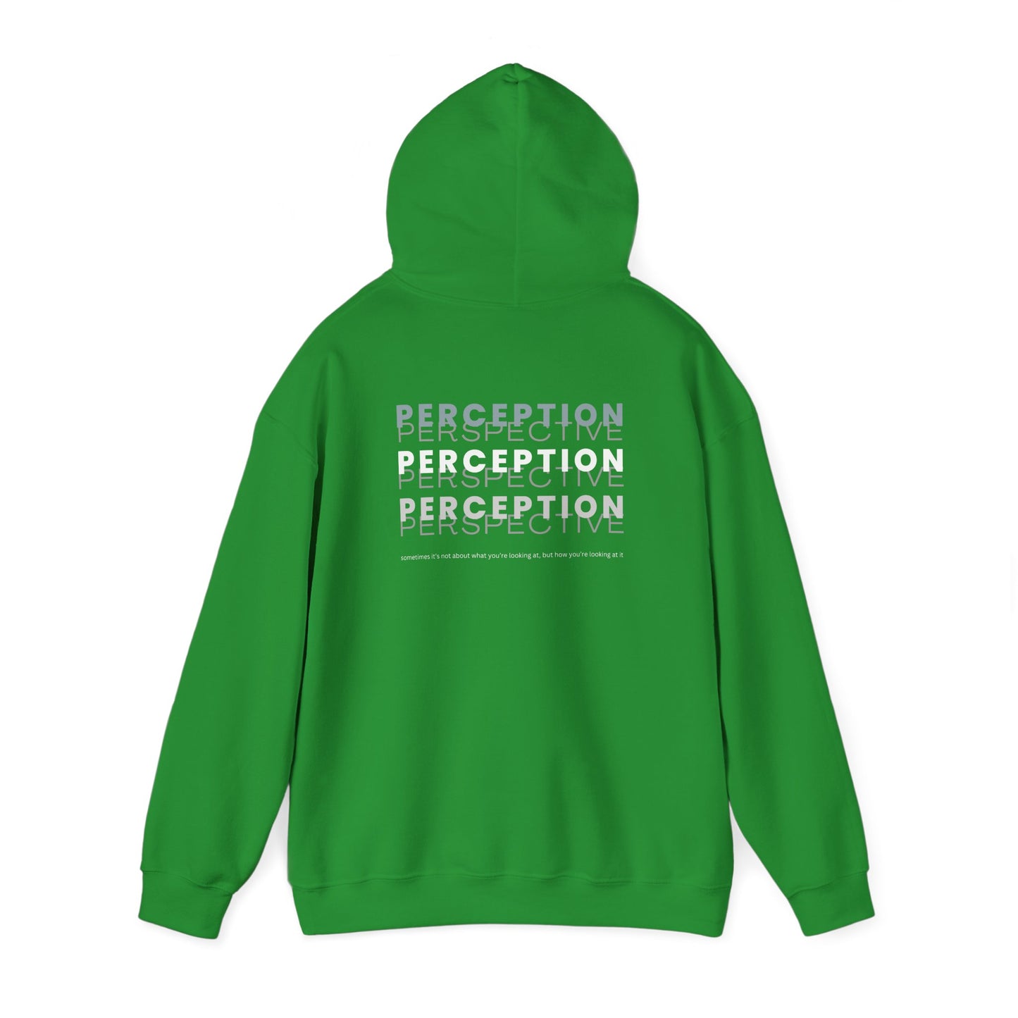 'Perception Perspective' Graphic Unisex Hoodie for Adults