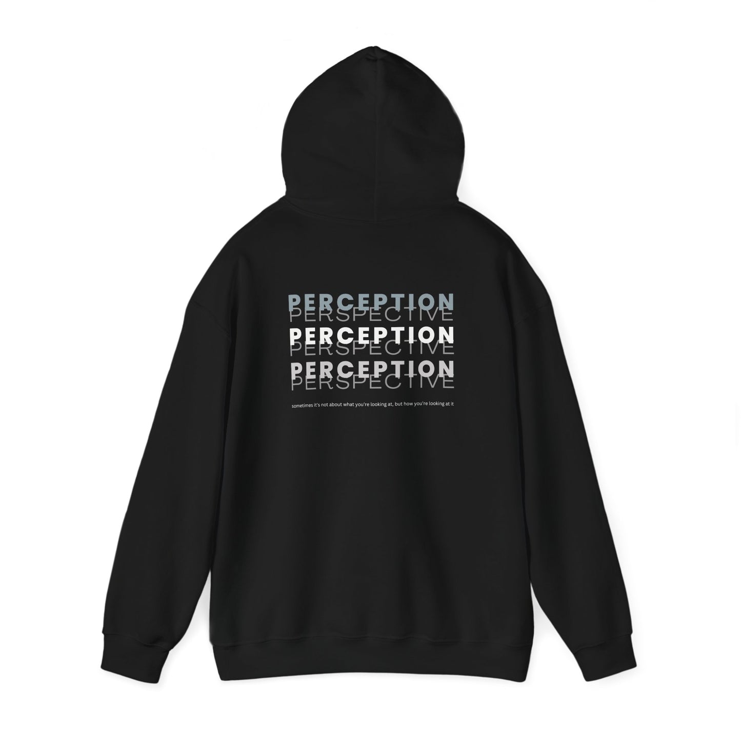 'Perception Perspective' Graphic Unisex Hoodie for Adults