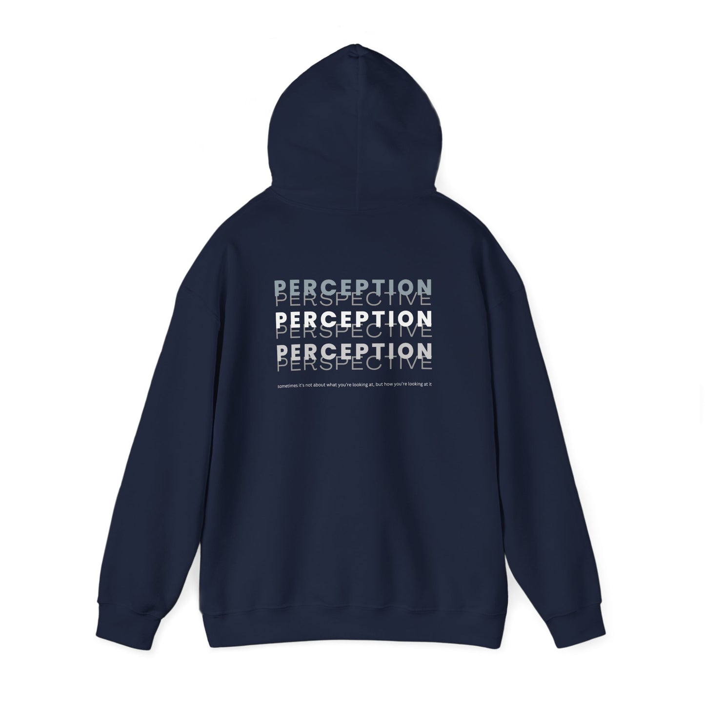 'Perception Perspective' Graphic Unisex Hoodie for Adults