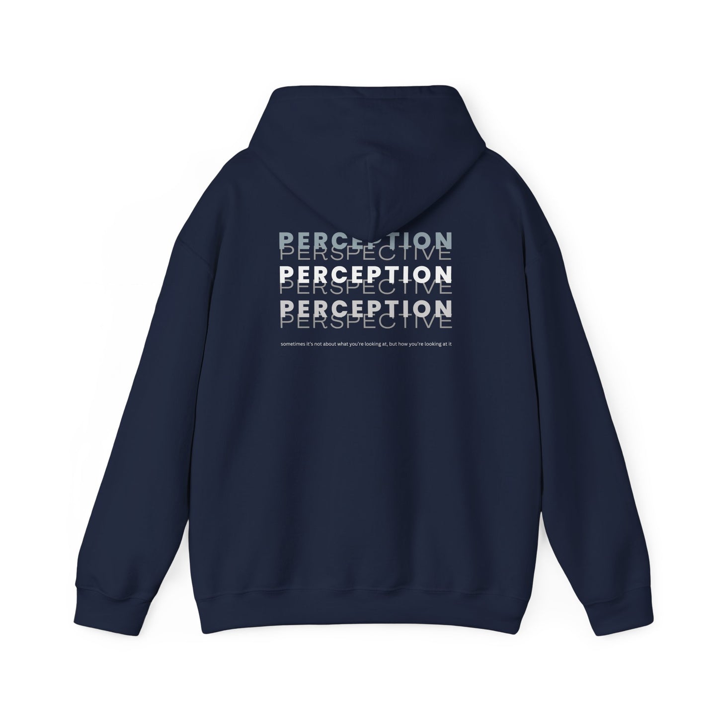 'Perception Perspective' Graphic Unisex Hoodie for Adults