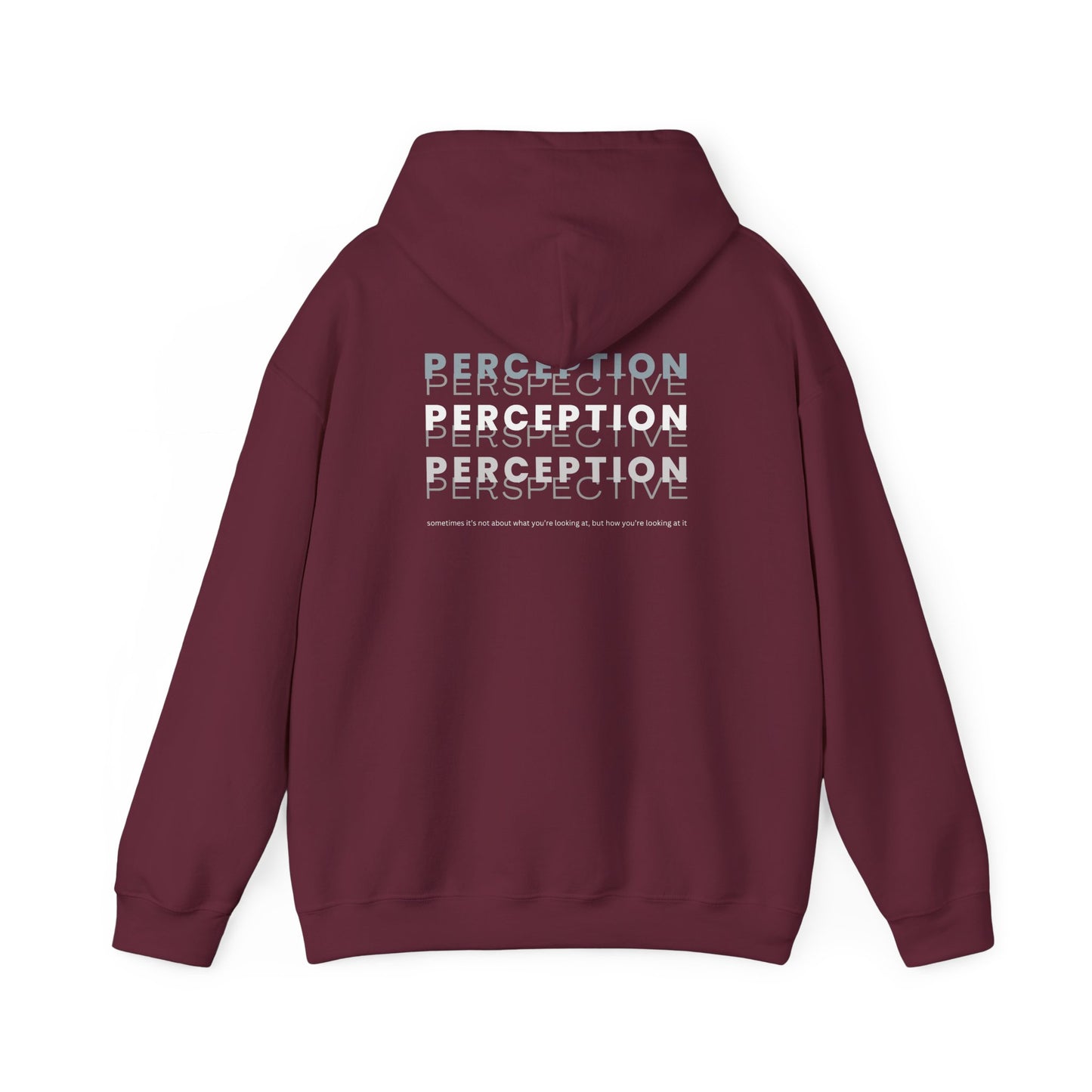 'Perception Perspective' Graphic Unisex Hoodie for Adults