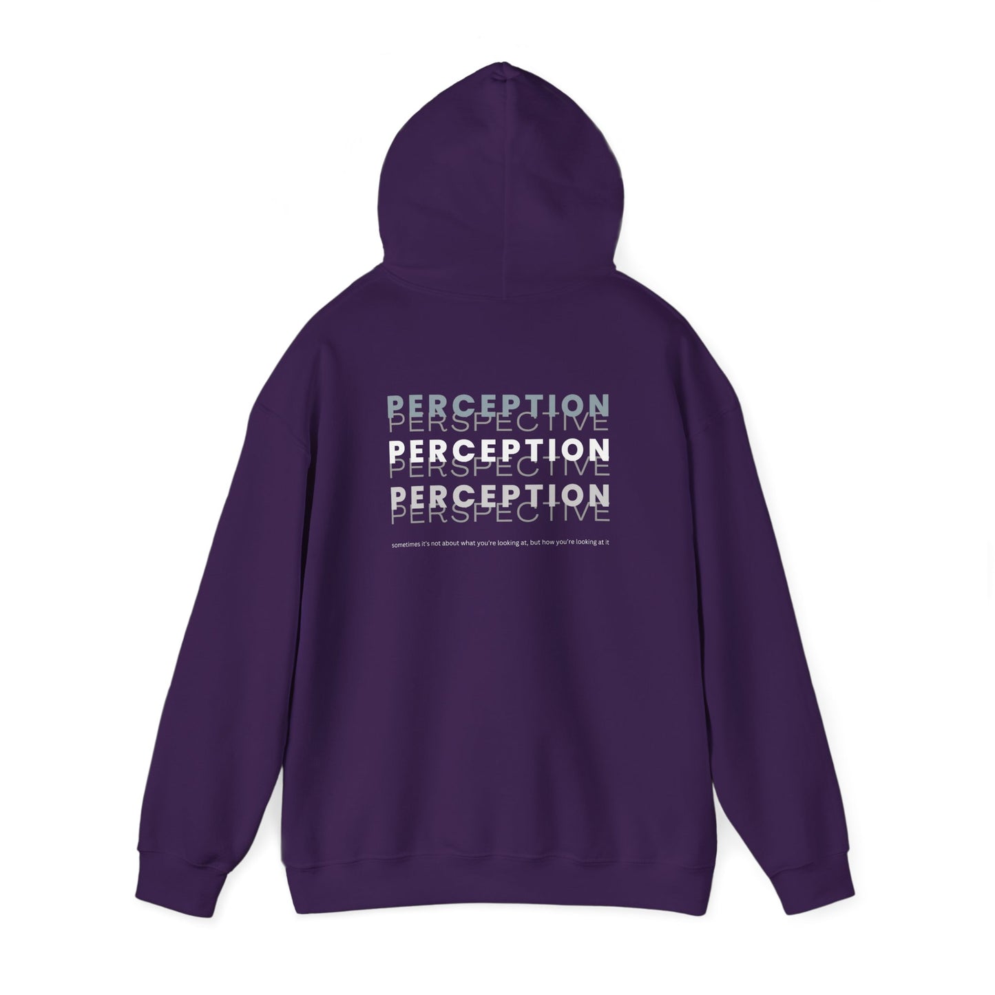 'Perception Perspective' Graphic Unisex Hoodie for Adults