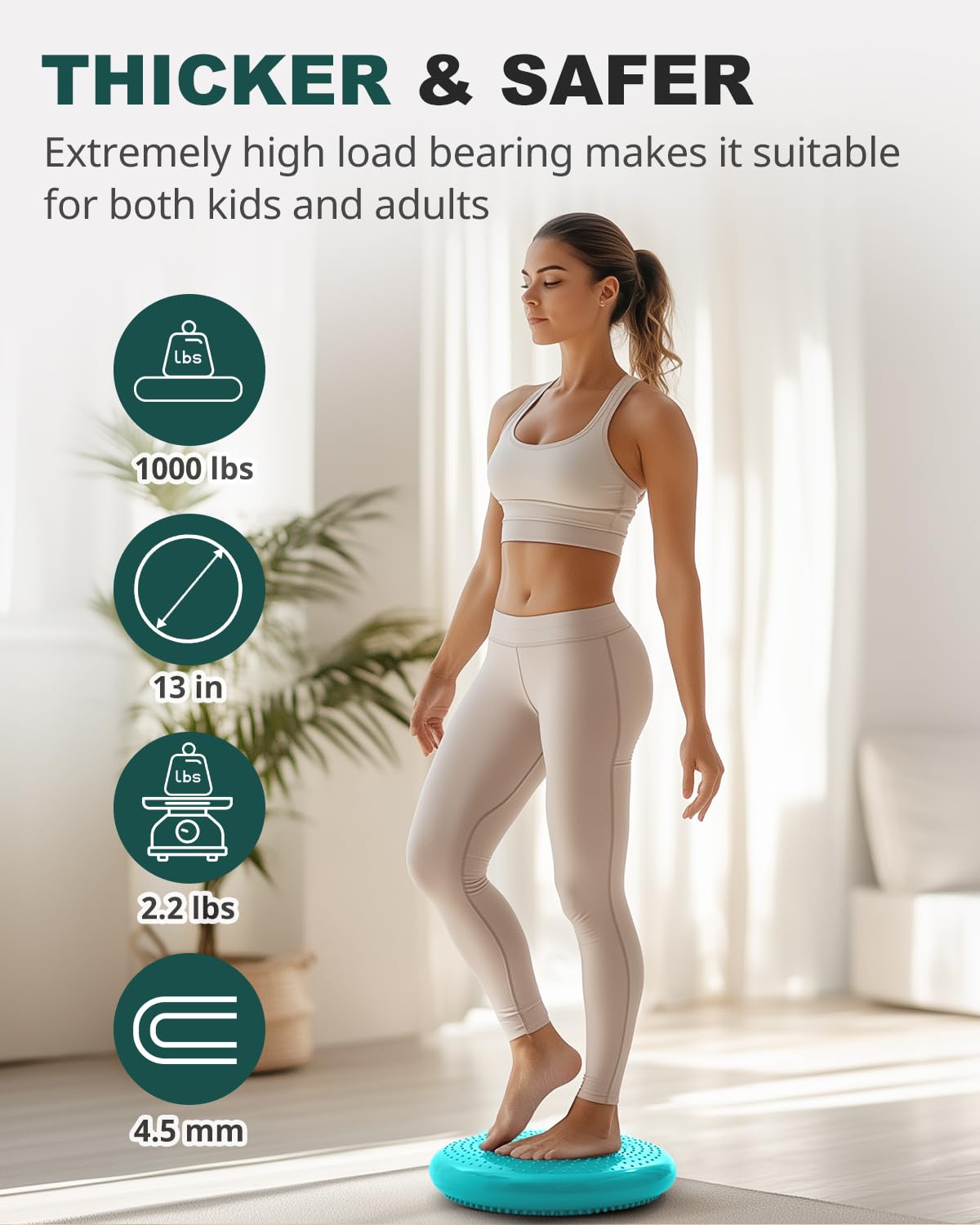Trideer Inflated Wobble Cushion