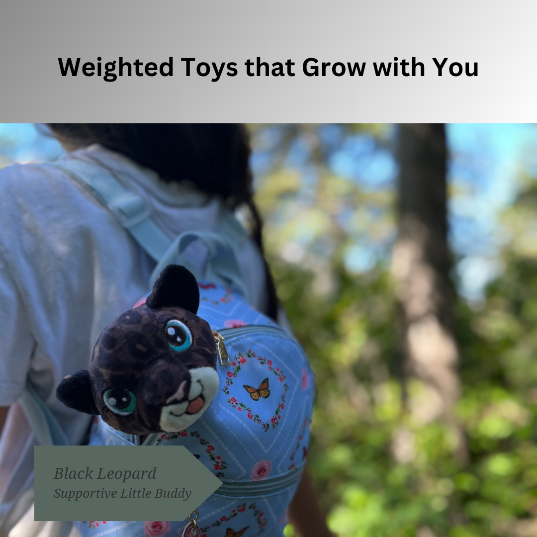 Black Leopard Supportive Little Buddy & How-to Card