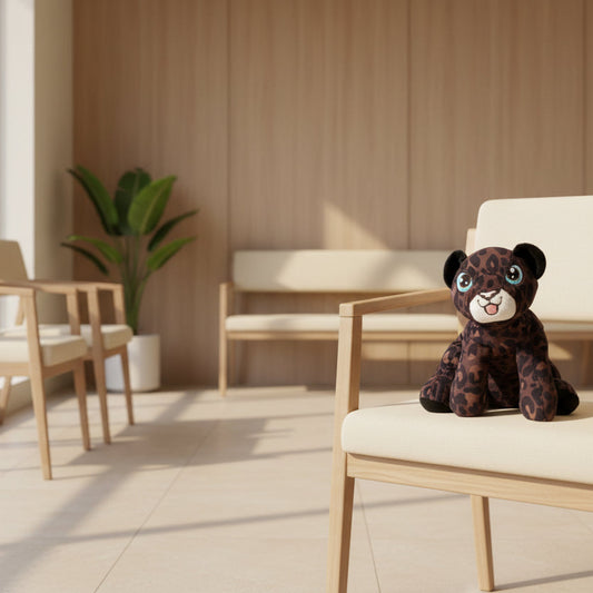 black leopard in tall grass