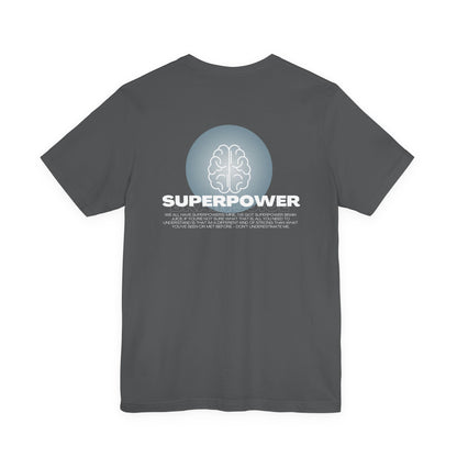 T-shirt Superpower Brain Juice pour adultes