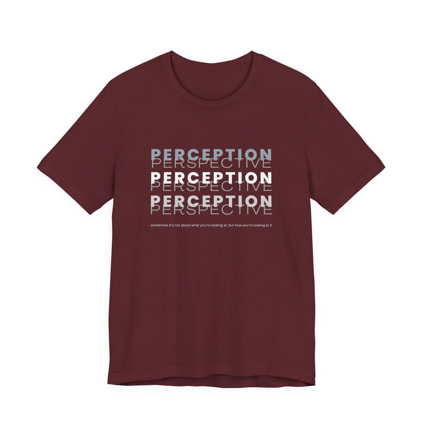T-shirt graphique « Perception et perspective » pour adultes