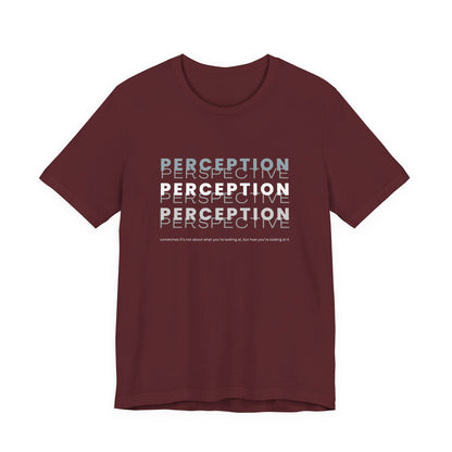 T-shirt graphique « Perception et perspective » pour adultes