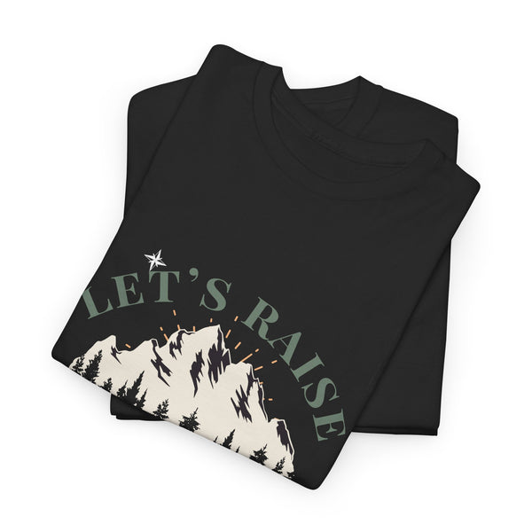 T-shirt graphique inspirant « Levons le voile » pour adultes