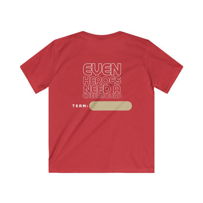 T-shirt Softstyle « Soutien familial pour les soins médicaux » pour enfants/jeunes