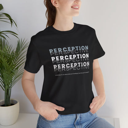 T-shirt graphique « Perception et perspective » pour adultes