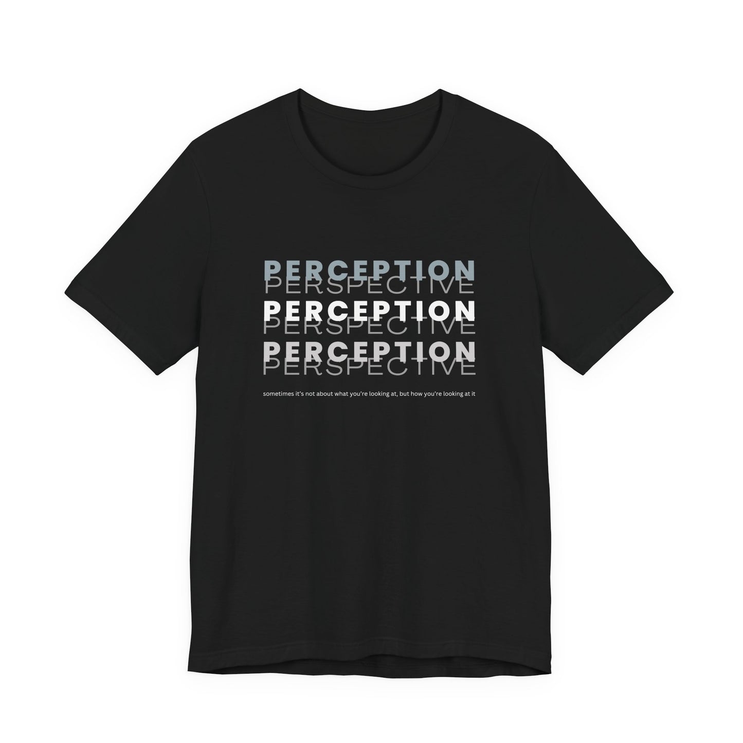 T-shirt graphique « Perception et perspective » pour adultes