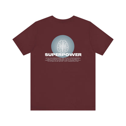 T-shirt Superpower Brain Juice pour adultes