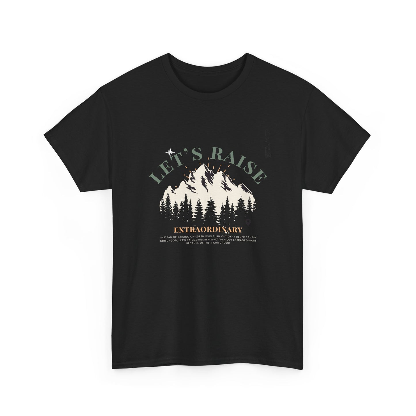 T-shirt graphique inspirant « Levons le voile » pour adultes