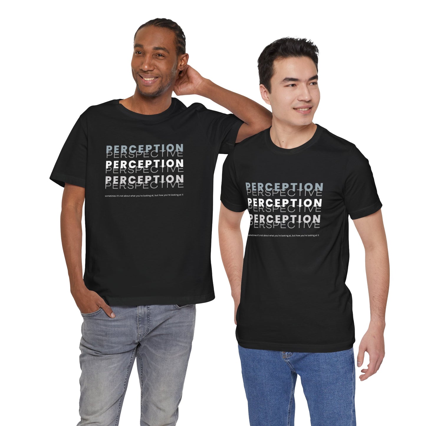 T-shirt graphique « Perception et perspective » pour adultes