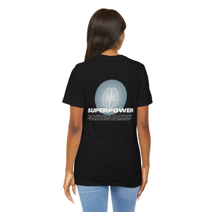Superpower Brain Juice Unisex Jersey Tee for Adults