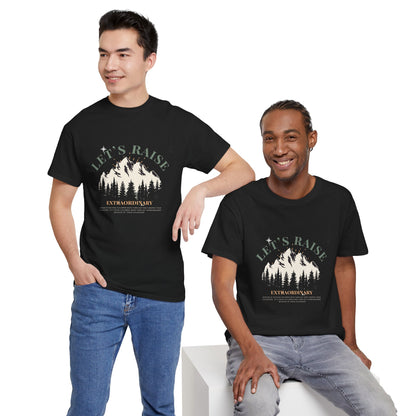 T-shirt graphique inspirant « Levons le voile » pour adultes