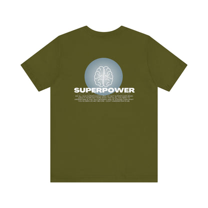 T-shirt Superpower Brain Juice pour adultes