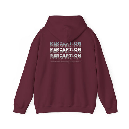 'Perception Perspective' Graphic Unisex Hoodie for Adults