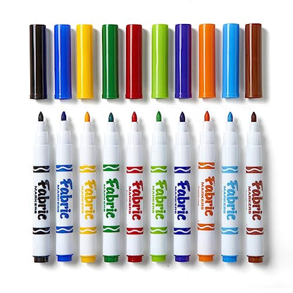 Fabric Markers | 2pk Bundle | Crayola | Perfect For Custom Designs on Clothes and More!