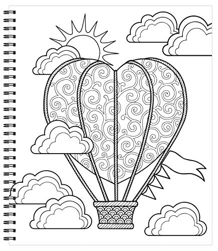 Coloring Book | Large Print Easy Color & Frame | Stress Free | Adult Coloring Book | Kids Coloring Book