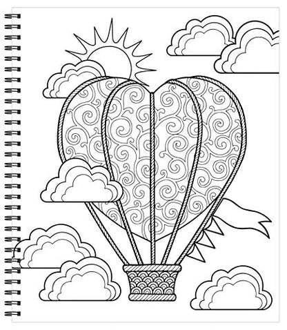 Coloring Book | Large Print Easy Color & Frame | Stress Free | Adult Coloring Book | Kids Coloring Book