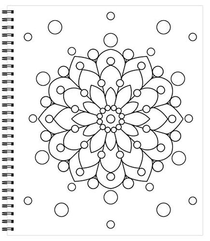 Coloring Book | Large Print Easy Color & Frame | Mindfulness | Stress Free | Adult Coloring Book | Kids Coloring Book