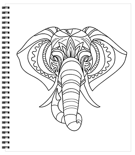 Coloring Book | Large Print Easy Color & Frame | Nature | Stress Free | Adult Coloring Book | Kids Coloring Book