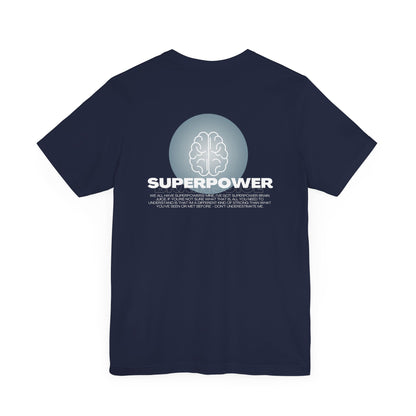 Superpower Brain Juice Unisex Jersey Tee for Adults