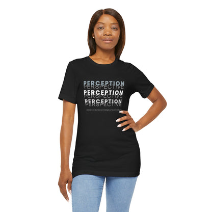 T-shirt graphique « Perception et perspective » pour adultes