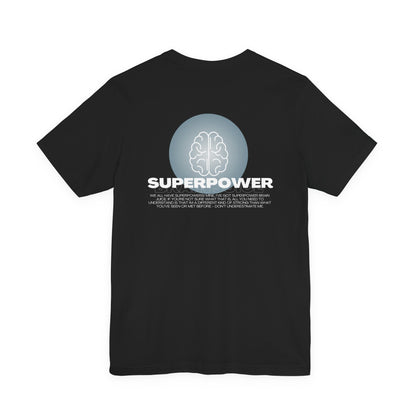T-shirt Superpower Brain Juice pour adultes
