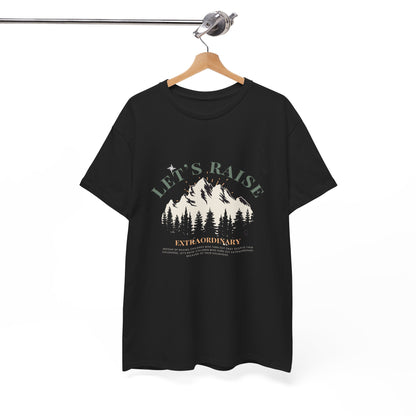 T-shirt graphique inspirant « Levons le voile » pour adultes