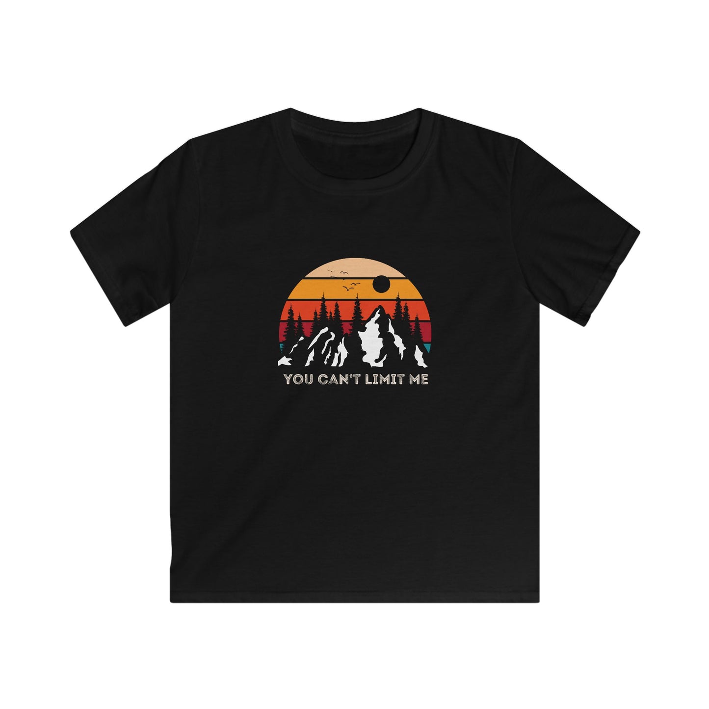 T-shirt Softstyle pour enfants « You Can't Limit Me Adventure »