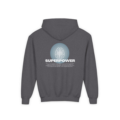Sweat à capuche Superpower Brain Juice pour enfants