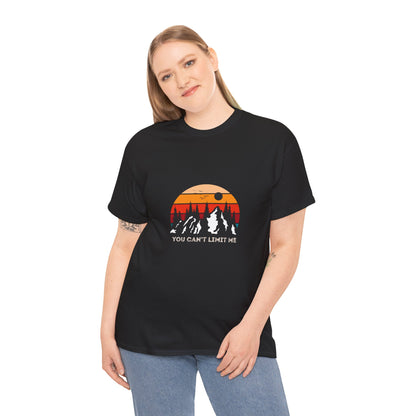 T-shirt « You Can't Limit Me Adventure » ​​pour adultes
