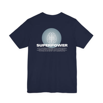 T-shirt Superpower Brain Juice pour adultes