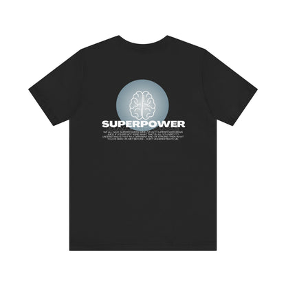 T-shirt Superpower Brain Juice pour adultes