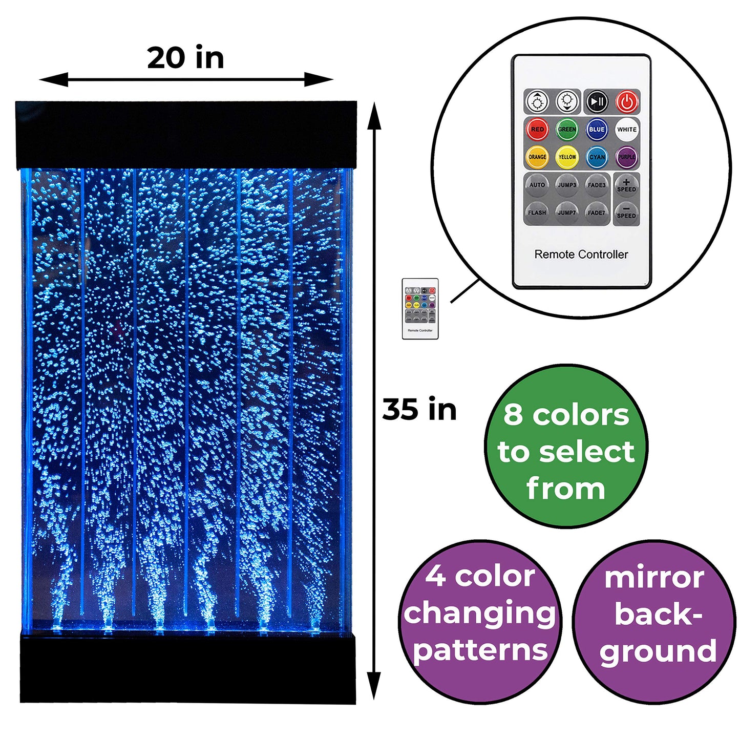 Playlearn's 35" Bubble Wall with Remote!