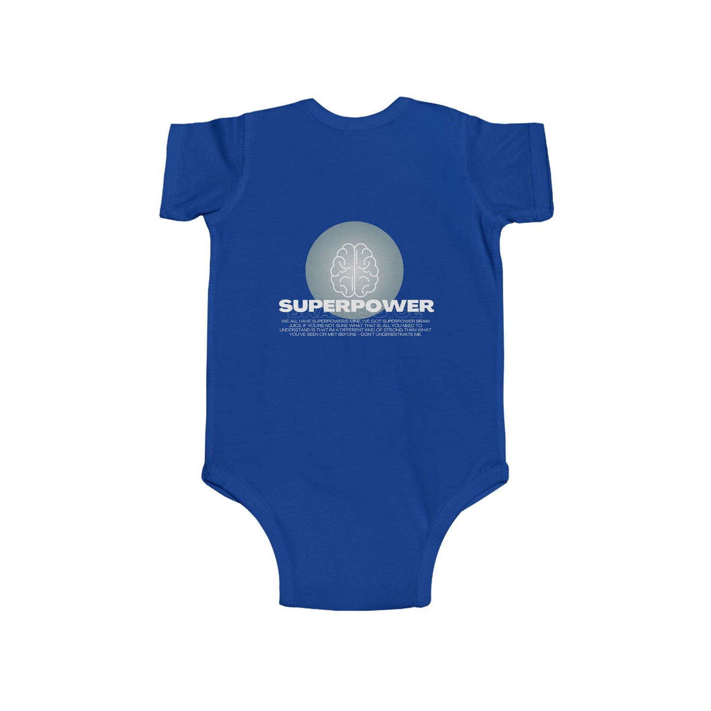 Superpower Brain Juice Onesie for Infants/Babies