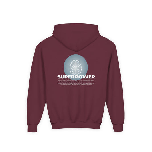 Superpower Brain Juice Hoodie for Kids