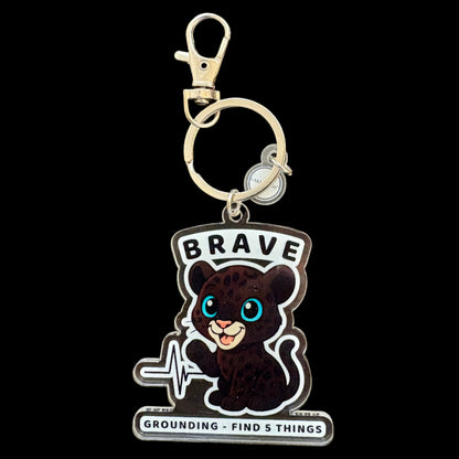 Supportive Little Buddy | Key Chain | Custom Stethoscope Tag