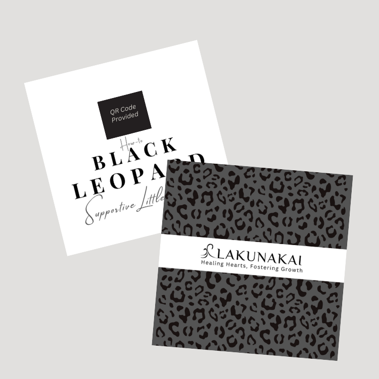 Black Leopard Supportive Little Buddy How-To Card and Video